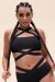 Lunalae Top Renee Crop Bra Schwarz XS