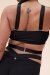 Lunalae Top Renee Crop Bra Schwarz XS