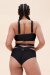 Lunalae Top Renee Crop Bra Schwarz S