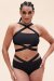 Lunalae Top Renee Crop Bra Schwarz M