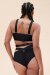 Lunalae Top Renee Crop Bra Schwarz M