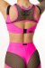Polerina Top LUX  Hot Pink/Schwarz