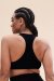 Lunalae Top Zoey Crop Bra Schwarz XL