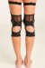 Paradise Chick Knieschützer Sticky Polecious Schwarz XS