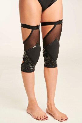 Paradise Chick Knieschützer Sticky Polecious Schwarz M