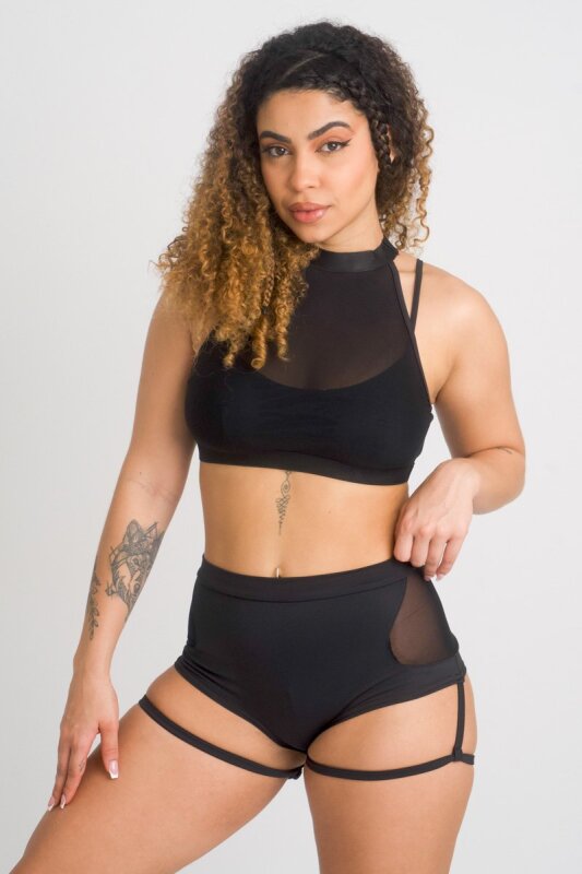 Zasha Polewear Shorts High Waist Sasha Schwarz