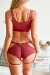 Zasha Polewear Shorts Low Waist Elle Weinrot XL