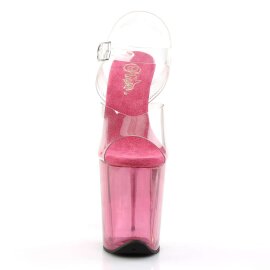 Pleaser Sandalette FLAMINGO-808T Transparent Pink EU-36 /...