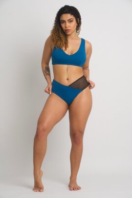 Zasha Polewear Shorts Low Waist Zoey Blau M