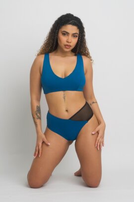 Zasha Polewear Shorts Low Waist Zoey Blau XL