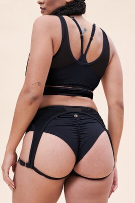 Lunalae Shorts Low Waist Cora Schwarz L