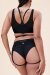 Lunalae Shorts Low Waist Cora Schwarz XL