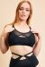 Lunalae Top Sadie Mesh Racer Back Schwarz XL