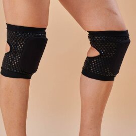 Lunalae Knieschützer Sticky Slim Look Schwarz XS