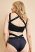 Lunalae Top Tia Strappy Cross Over Schwarz