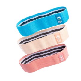 Booty Bands 3-Pack Fitness Bands for Glutes and Legs