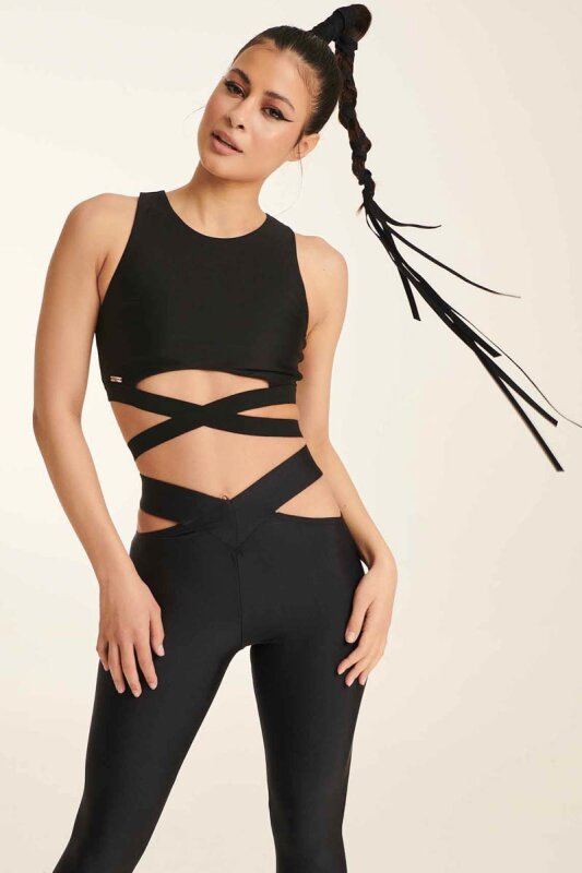 Paradise Chick Leggings Iconic Schwarz XS