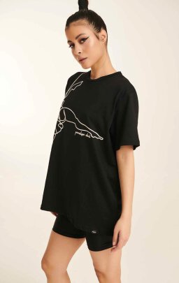 Paradise Chick Supreme Pole Dancer T-Shirt Black XS/S