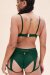 Lunalae Shorts Low Waist Cora Moosgrün XS
