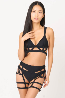 Zasha Polewear Top Ava Schwarz M