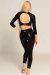 Paradise Chick Leggings Superhero Ultra Grip Leopard Schwarz