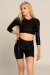 Paradise Chick Biker Shorts Superhero Ultra Grip Leopard Schwarz M