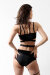 Oksa Wear Shorts Garter with Belt Schwarz