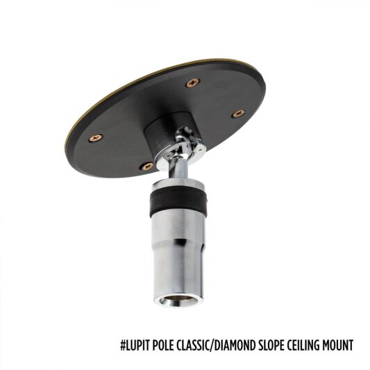 Lupit Pole Vaulted Ceiling Mount