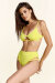 Paradise Chick Shorts Florida Yellow Mellow XL