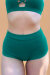 Lunalae Basic Shorts a Vita Alta Verde