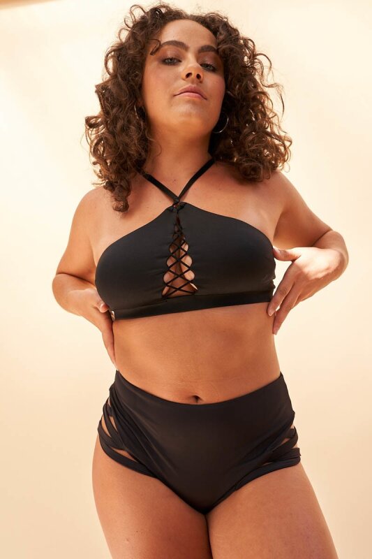 Lunalae Top Kylie Seamless Schwarz M
