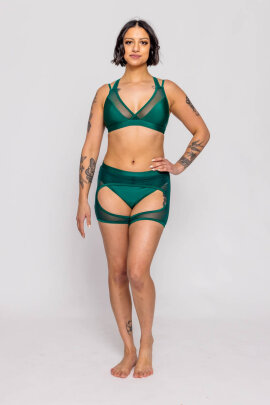 AMBR Designs Frame Highs Shorts Emerald XS