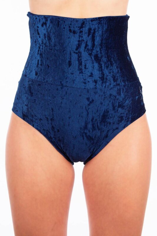 Dragonfly Shorts Betty Velvet Blau