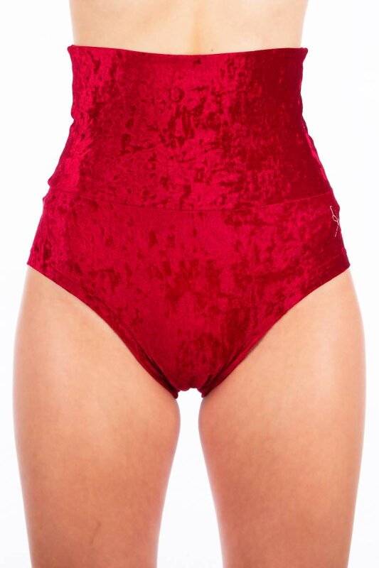 Dragonfly Shorts Betty Velvet Rot L