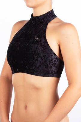 Dragonfly Top Lisette Velvet Schwarz S