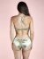Lunalae Shorts Lure You Low Waist Gold XL