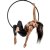 PoleSports Aerial Hoop 1-Punkt Aufhängung Ø 30,0 mm - Schwarz